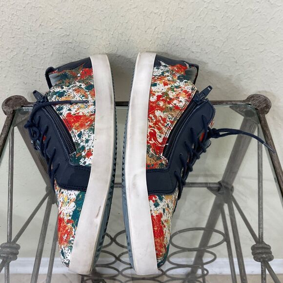 Cloud Footwear Vanessa Sneaker Women's Size 39 US 8.5 Tie Dye splatter paint - Picture 4 of 12